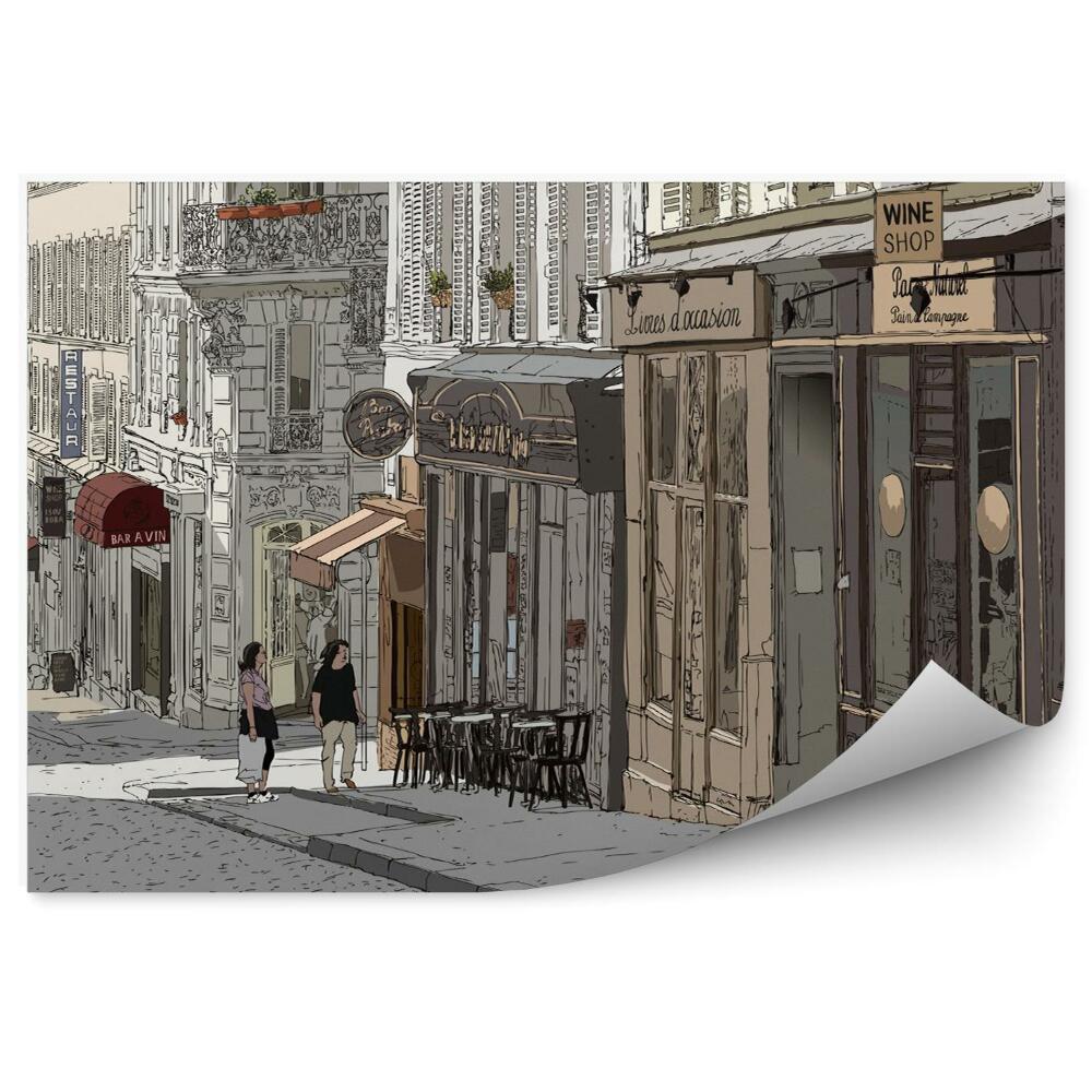 Fotótapéta Utca a Montmartre-ban