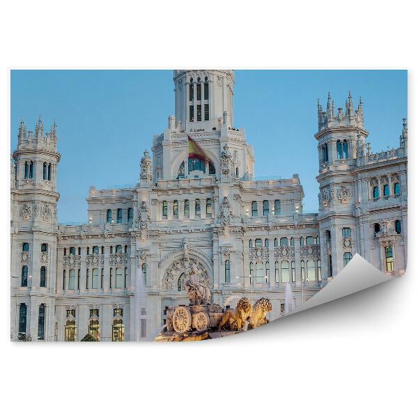 Öntapadós fotótapéta Cibeles-kút Madrid Spanyolország épület