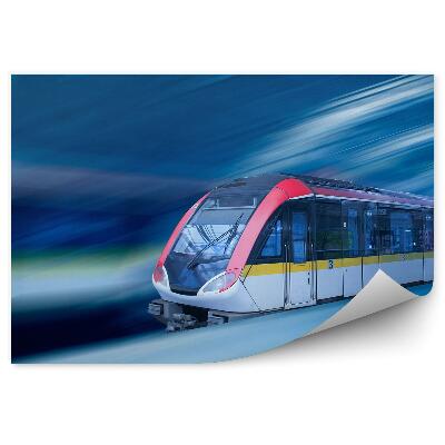 Öntapadó fotótapéta Mozgás vonat közlekedés utazás