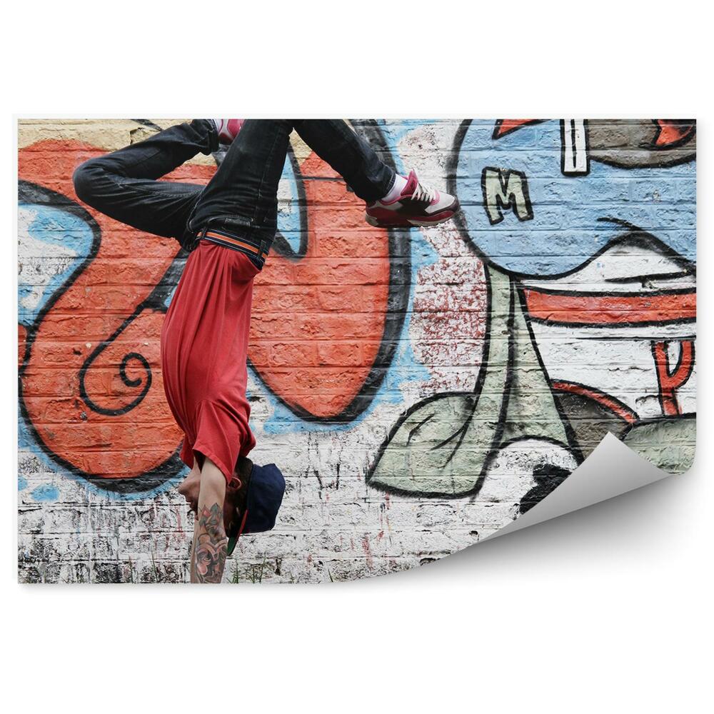 Fotótapéta Breaktánc az utcán graffitivel