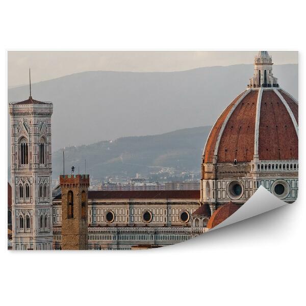 Poszter tapéta katedrális Santa Maria del Fiore épületek Michelangelo tér Firenze