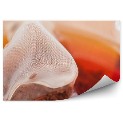 Öntapadós Fotótapéta Falra Piramis teazacskó főzött levelekkel