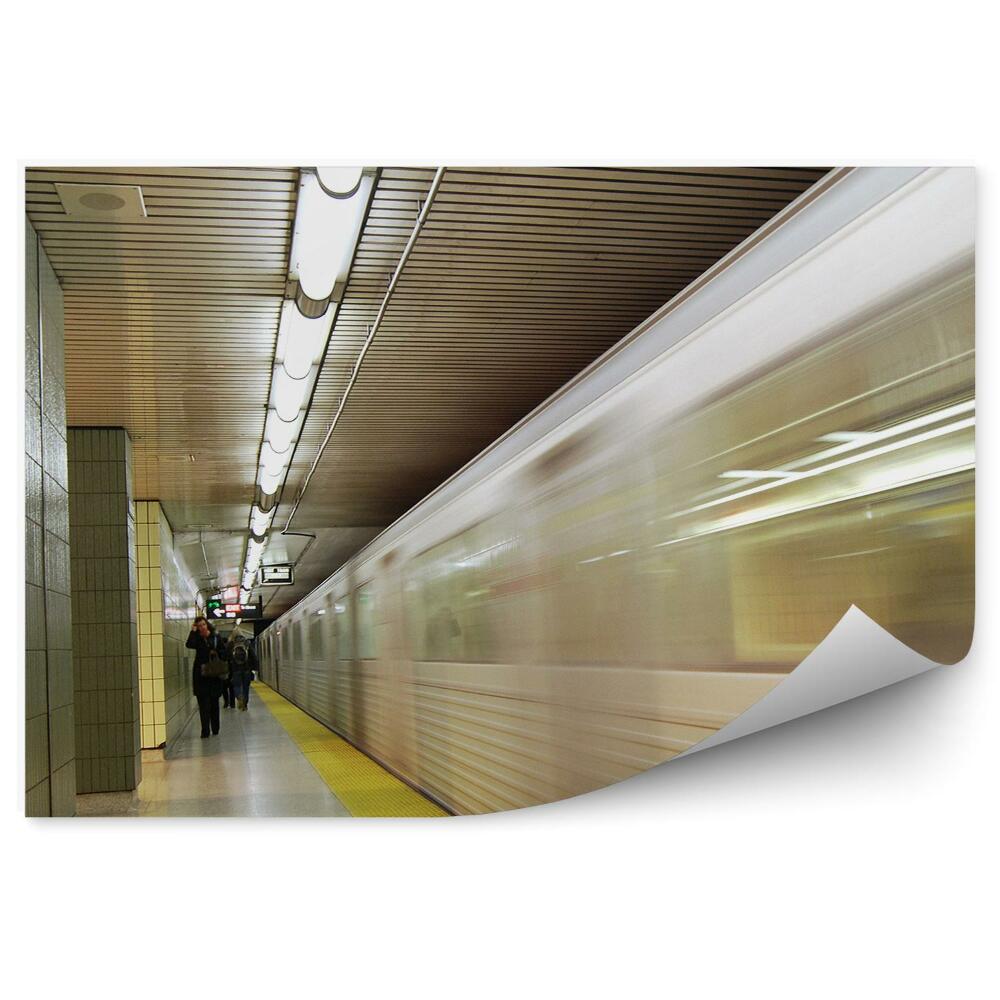 Modern fotótapéta Alagút emberek közlekedési vonat metró
