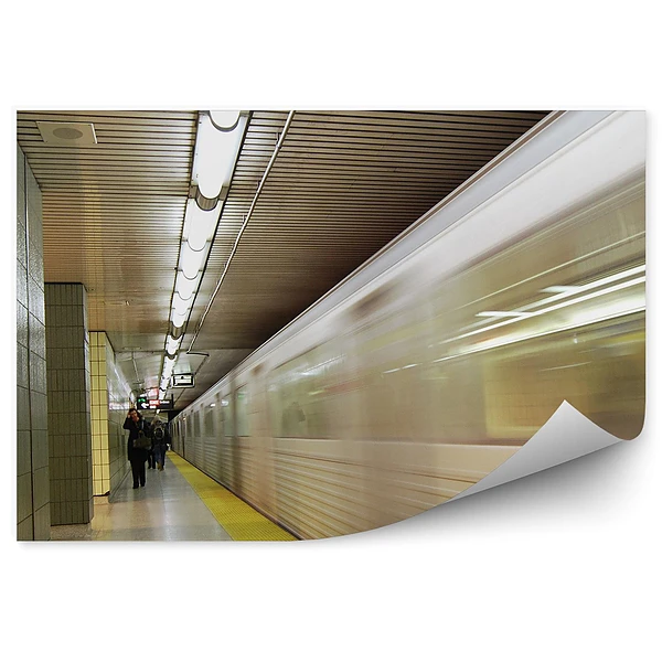 Modern fotótapéta Alagút emberek közlekedési vonat metró