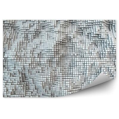 Fotótapéta 3D fehér csempe