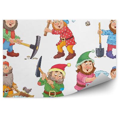 Fotótapéta Szorgalmas törpék csákányok mese