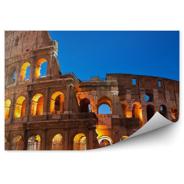 Fotótapéta A Sunset Colosseum megvilágítja az épületeket