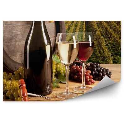 Öntapadós Fotótapéta Falra Bor a szőlőben