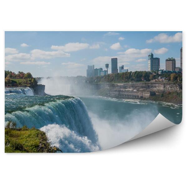 Öntapadós fotótapéta Niagara Falls városi építészet fák