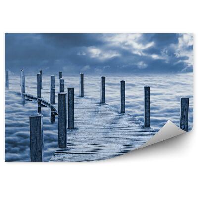 Modern fotótapéta Híd az ég felhői felett