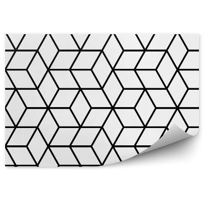 Öntapadó fotótapéta Kocka alakú geometriai minta