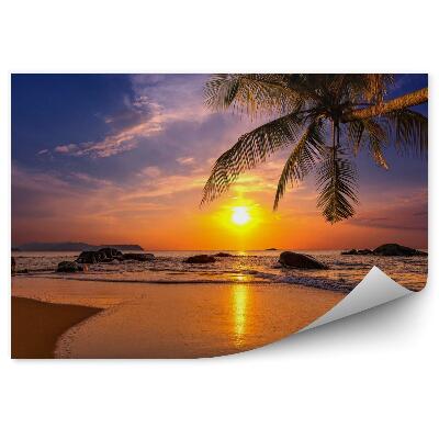 Fotótapéta Naplemente a tenger felett, Khao lak tartomány Thaiföldön