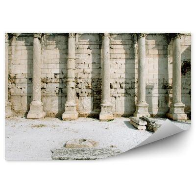 Fali poszter tapéta Az ókori athéni könyvtár romjai