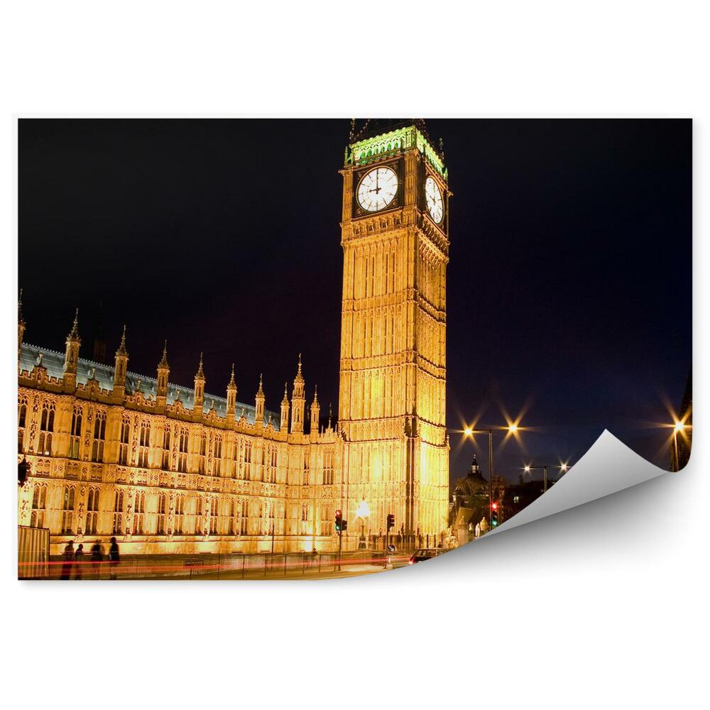 Fotótapéta London éjszakai Big Ben fényei