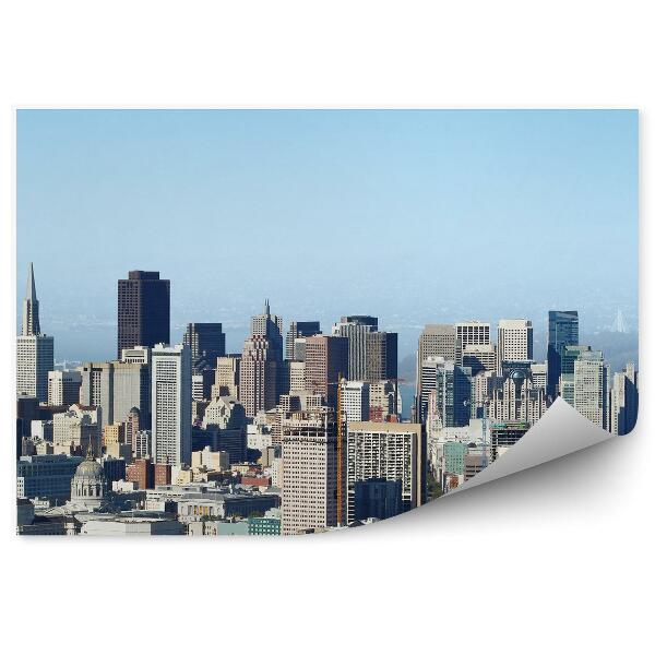 Poszter tapéta épületek felhőkarcolók road ég San Francisco