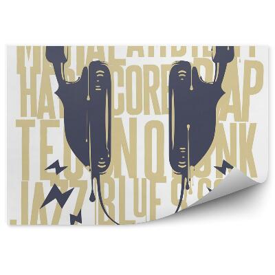 Fotótapéta Festett fejhallgató 