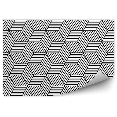 Fotótapéta Kocka alakú geometriai minta
