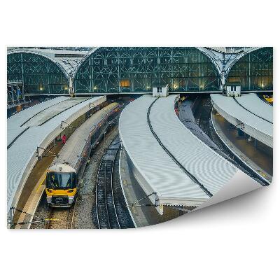 Fotótapéta A londoni pályaudvar vonatai indulnak