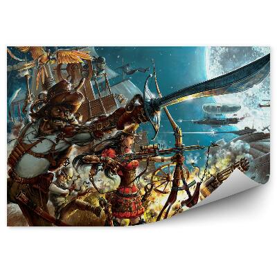 Fotótapéta Kalózok egy hajón