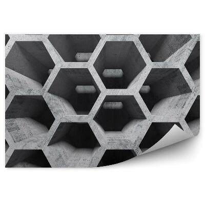 Fotótapéta Beton méhsejt perspektíva