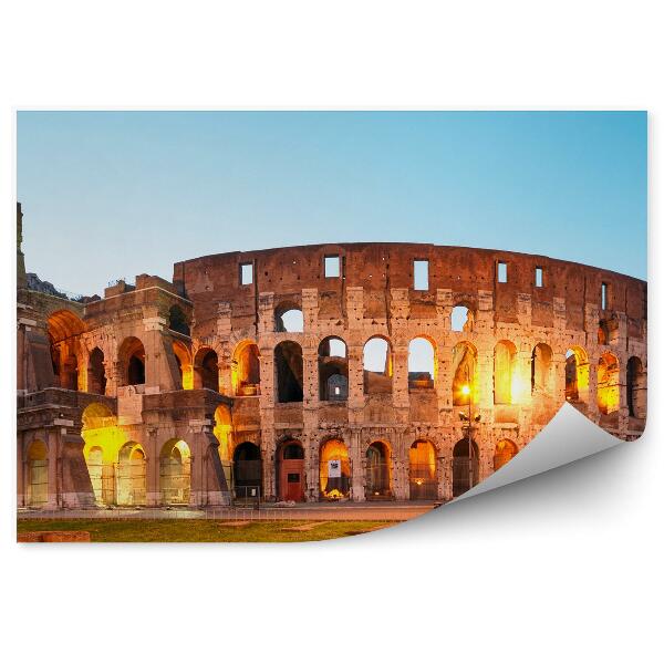 Modern fotótapéta A római Colosseum naplemente emlékműve