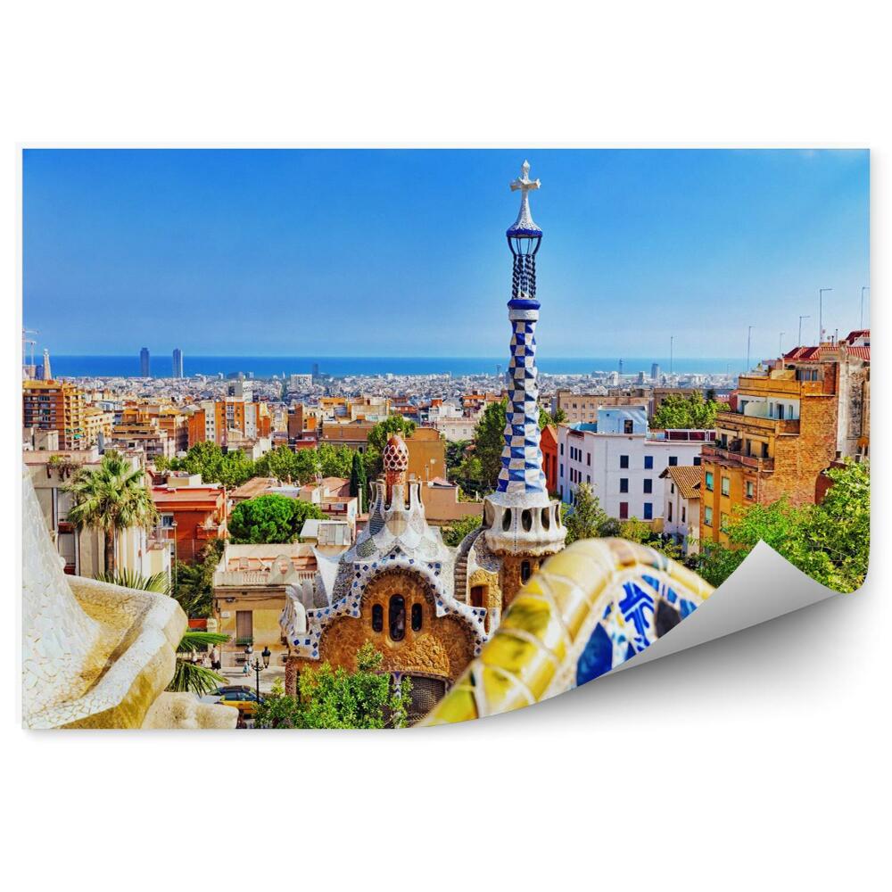 Fotótapéta Park guell Barcelonában, Spanyolországban