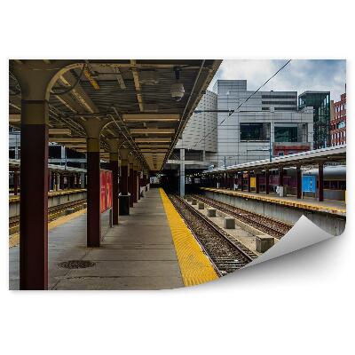 Kép tapéta Peron, vasútállomás, városi vágányok
