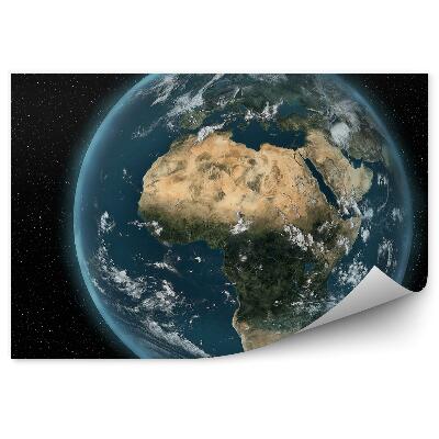 Modern fotótapéta Föld bolygó óceánok kontinensek égbolt csillagai