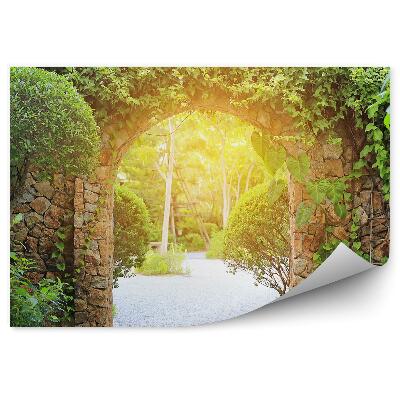 Fotótapéta Borostyánboltozattal borított fal