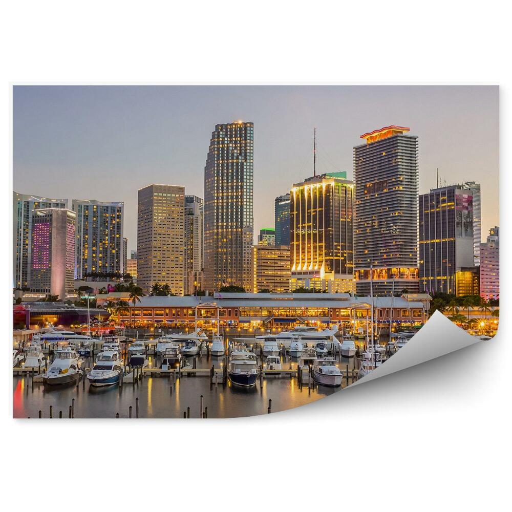 Fotótapéta A Port Miami a város építészetével foglalkozik