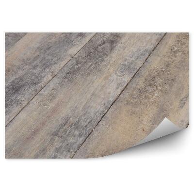 Fotótapéta Fa padlódeszkák perspektívája