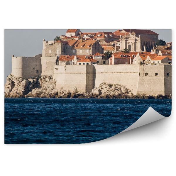 Poszter tapéta Fort Saint John Dubrovnik óvárosi tenger