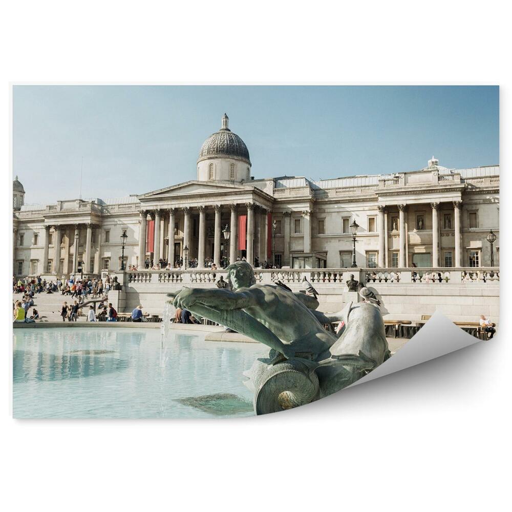 Poszter tapéta szökőkút trafalgar tér ég london