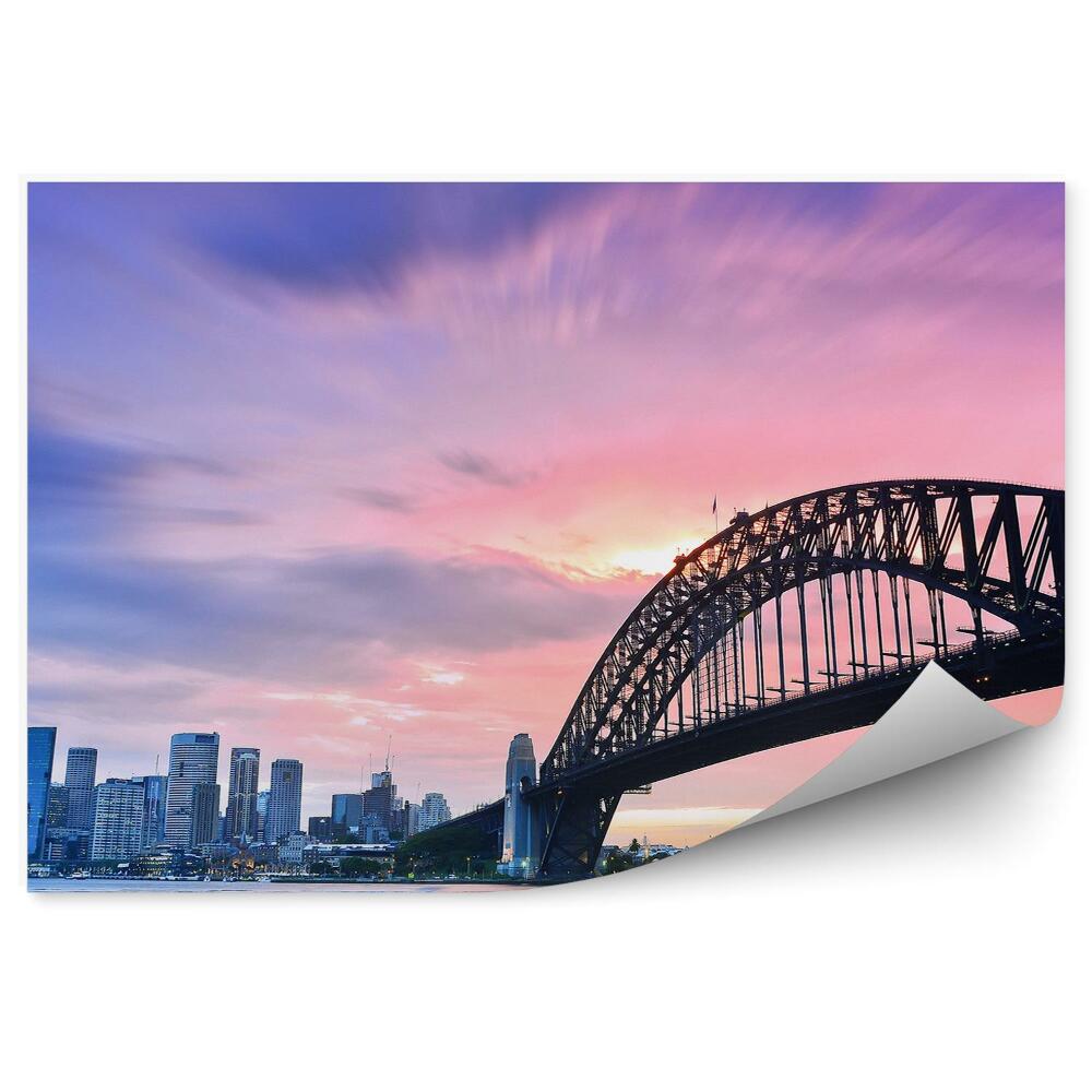 Fotótapéta Sydney városi hídja színezi a vizet