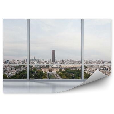 Fotótapéta Kilátás az ablakból a városra