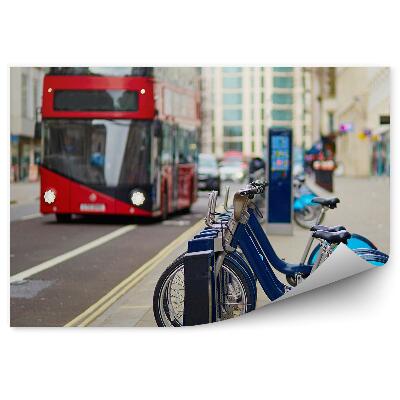 Modern fotótapéta Kerékpárok bérelhető város Londonban