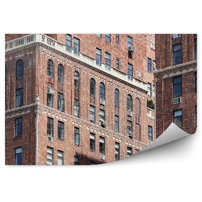 Fotótapéta épületek lineáris park járda növények New York