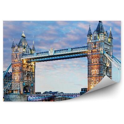 Fotótapéta Megvilágított toronyhíd