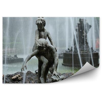 Poszter tapéta Palermo Szicília szökőkút