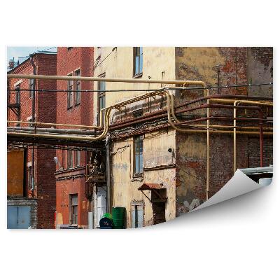 Fotótapéta Csőgyártó üzemek épületei