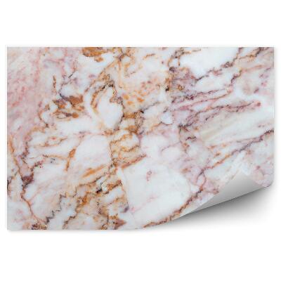 Fotótapéta Márvány rózsaszín erezettel