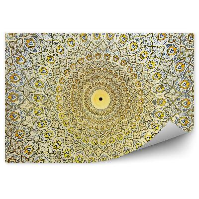 Fotótapéta Kupola mecset lyuk arany minták formák perspektívát