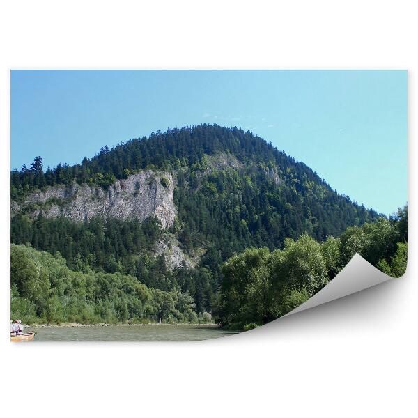 Öntapadós fotótapéta Hegyek fák természet dunajec pieniny szarufák