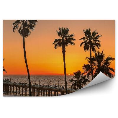 Poszter tapéta Jamaica tengerpart magas pálmák tenger