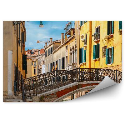 Fotótapéta Velence színes csatornahajói