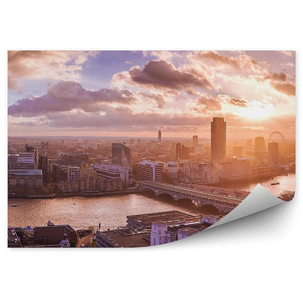 Fotótapéta épületek felhőkarcolók ég felhők London