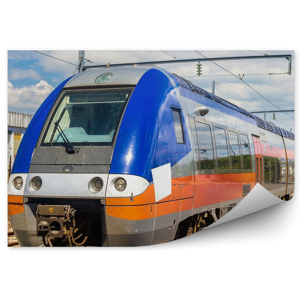 Fotótapéta Színes regionális gyorsvonat