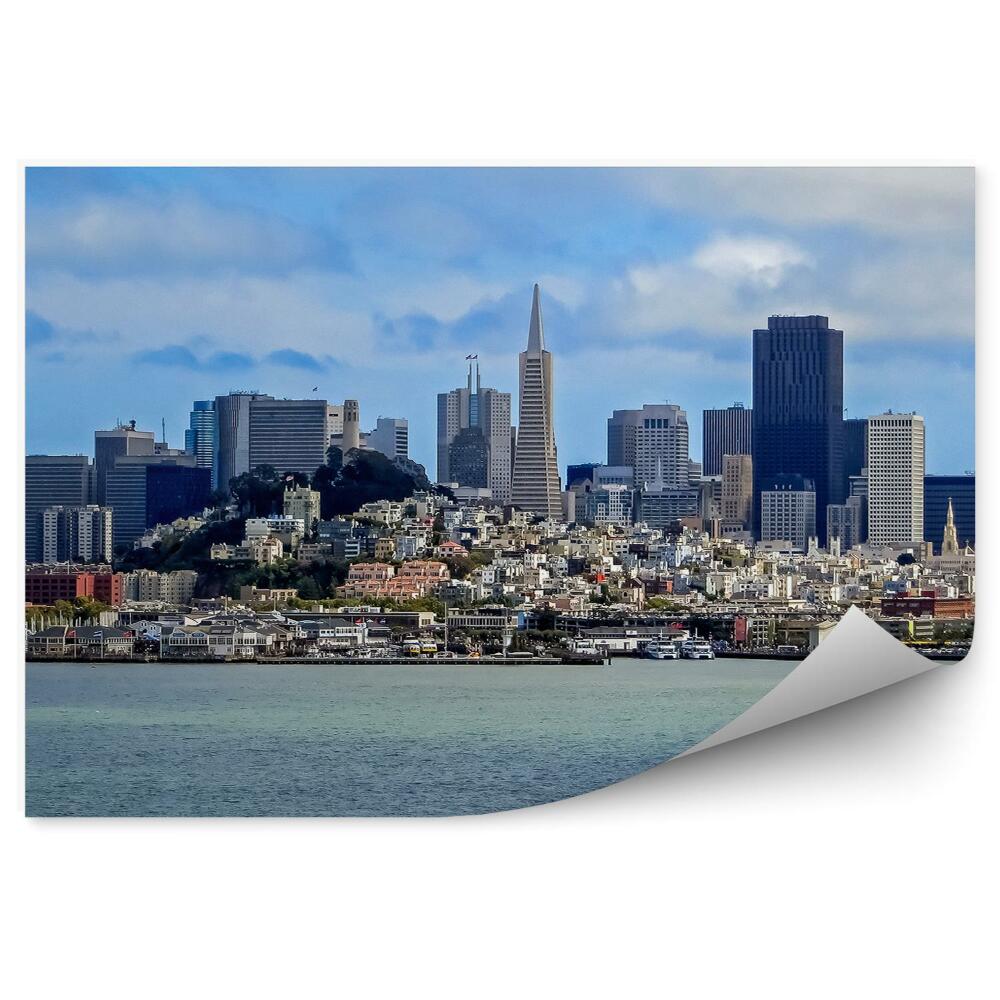 Fotótapéta épületek ég felhők tenger San Francisco