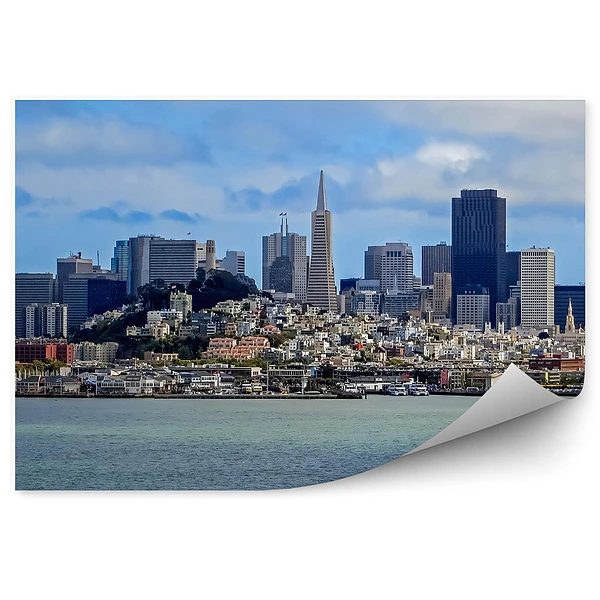Fotótapéta épületek ég felhők tenger San Francisco