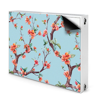 Mágneses radiátor takaró Virágzó fa